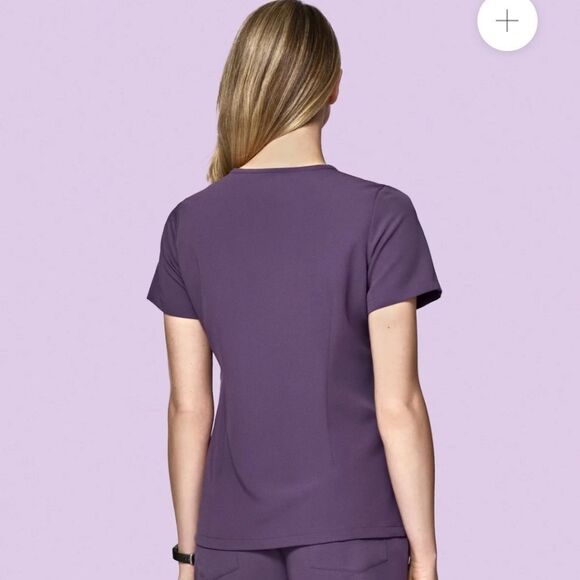 Mandala Scrub Set Dewberry XXS NWT - Picture 3 of 11